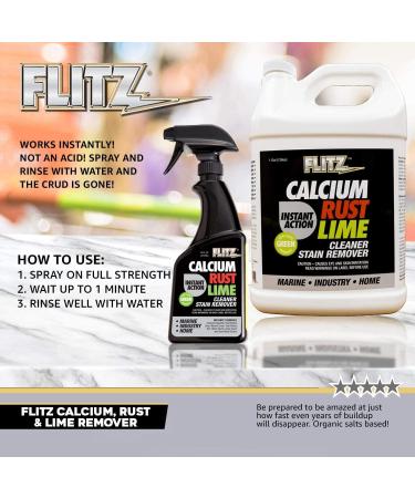 Flitz CR 01610 Instant Calcium Lime Rust Remover 1 Gallon - Refill Bottle - Buy Online on SooperMarket.com