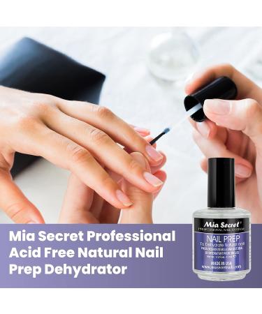 Mia Secret Professional Acid Free Nail Prep Dehydrator 15ml - Enhanced Bonding for Acrylic Powder & Gel Polish - Buy Online on SooperMarket.com