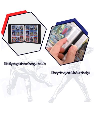9 Pocket Trading Card Binder with 50 Removable Sleeves - Holds 900 Baseball & Sports Cards - Buy Online on SooperMarket.com