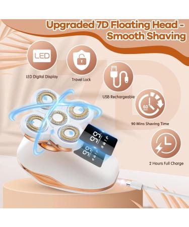 Buy Electric Razors for Women 5D Facial Hair Removal & 5-in-1 Wet/Dry Bikini Trimmer - Rechargeable Painless Grooming Kit - Buy Online on SooperMarket.com