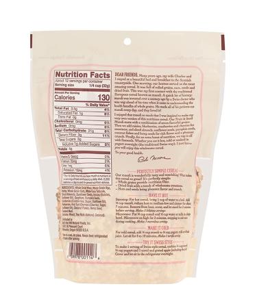 Bob's Red Mill Fruit & Seed Muesli - 2 Pack (14oz each) - Healthy Breakfast Cereal - Buy Online on SooperMarket.com