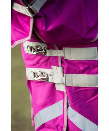 Swish Equestrian 100g Detachable Neck Turnout Rug - Mulberry 6'6 - Buy Online on SooperMarket.com