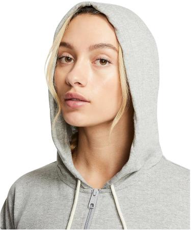 Nike Women's Sportswear Gym Vintage Full-Zip Hoodie Grey 1X - Comfort and Style for Active Women - Buy Online on SooperMarket.com