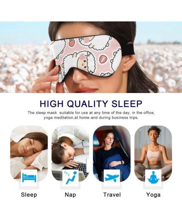 Haskirky Light Blocking Eye Mask for Deep Sleep - Breathable and Adjustable for Men and Women - Perfect for Travel, Yoga, and Meditation - Buy Online on SooperMarket.com