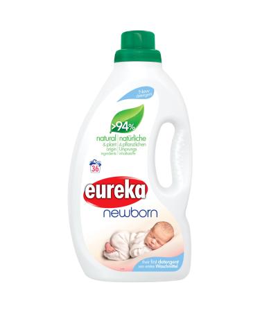 Eureka Newborn Liquid Detergent for Newborn Clothes with 94% Natural and Plant Origin Ingredients 1 8L