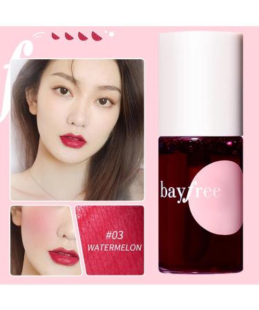Jingling Lip and Cheek Tint Stain - Waterproof Moisturizing Liquid Lipstick for Women | 7ml Watermelon Red - Buy Online on SooperMarket.com