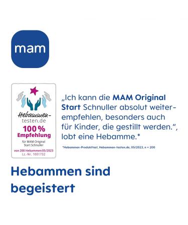 MAM Start Schnuller 2 Set for Newborns | Eco-Friendly Silicone Pacifiers with Box | 0-2 Months Snail/Fox Design | Sustainable Baby Care - Buy Online on SooperMarket.com