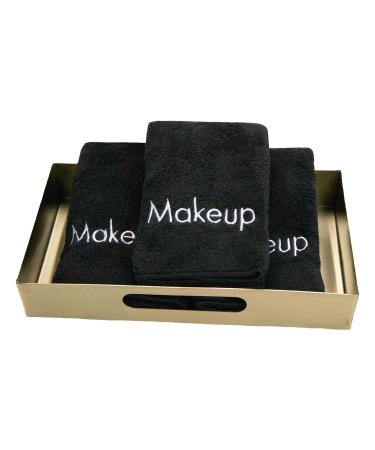 Arkwright Microfiber Makeup Remover Cloths - 6-Pack Black 13x13 Inch Soft Coral Fleece - Buy Online on SooperMarket.com