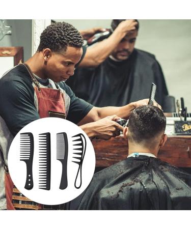 4 Pcs Wide Tooth Comb Professional Hair Comb Set Large Tooth Curl Comb Shark Teeth Black Styling Comb for Parting Teasing Styling Curly Hair Women Men - Buy Online on SooperMarket.com