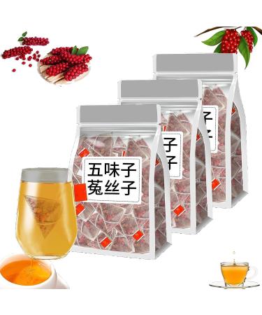 Men's Essentials Five Flavors Goji Berry Tea Five-Flavor Goji Berries Tea Five Flavors Wolfberry Tea Health Liver Care Tea Chinese Herbal Medicine for Men (3box)