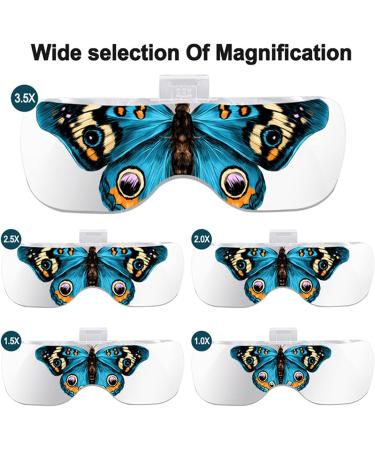 Magnifying Glasses Headset Wimayo Magnifying Glasses with Light and 5 Detachable Lenses(1X-3.5X) Headband Magnifier Magnifying Glasses for Jewellery Close Work Reading Watch & Electronic Repair - Buy Online on SooperMarket.com