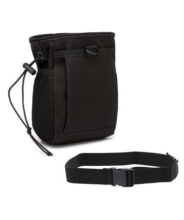 Climbing Chalk Bag, goldhik Bouldering Chalk Bags with Quick-Clip Belt and 3 Pockets, Great Equipment for Rock Climbing, Gym Training, Gymnastics, Weightlifting