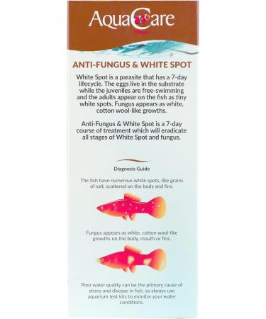 AquaCare Anti-Fungus & White Spot 250ml - Effective Aquarium Treatment - Buy Online on SooperMarket.com