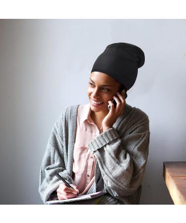 4 Piece Unisex Stocking Dreadlock Caps - Short Hair Dread Accessories for Men and Women - Black - Buy Online on SooperMarket.com