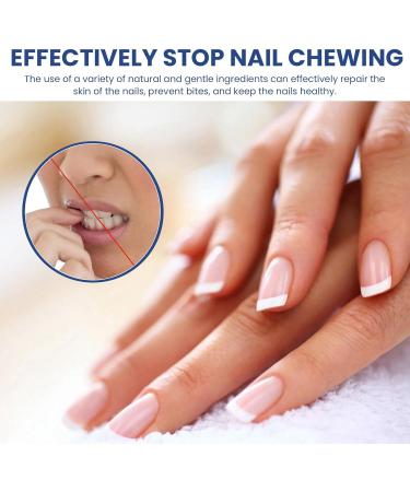 Anti Nail Biting Nail Polish Stop and Grow Nail Biting Stop Nail Biting Stop Biting Nails Nail Biting Prevention Nail Biter Stopper Nail Biting Treatment Clear Nail Varnish Safe Natural Plant Extract - Buy Online on SooperMarket.com