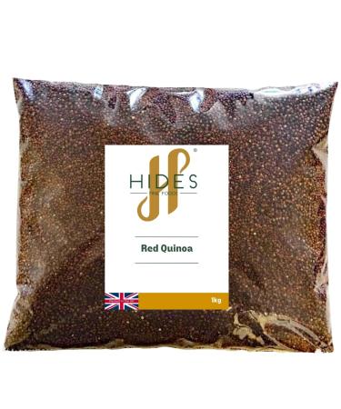Hides Fine Foods - Quinoa Red 1kg - GMO Free - Suitable for Vegetarians - Soups - Casseroles - Curries - Salads - High Fibre - Good Source of Antioxidants