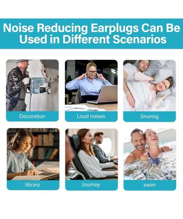 Soft Silicone Reusable Ear Plugs for Sleeping - Noise Cancelling & Sound Blocking - 1 Pair - Buy Online on SooperMarket.com