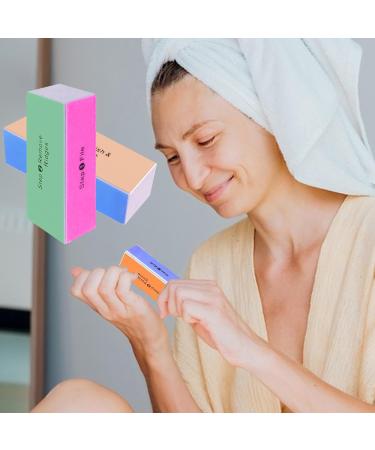 SKYPIA 6 Pack 4 Way Nail Buffer Block - Professional Nail Files for Smooth Buff & Shine - International Shipping - Buy Online on SooperMarket.com