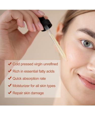 Organic Cold Pressed Argan Oil for Hair & Skin - 2 Pack (60 ml) - Pure Additive-Free with Pipette - Buy Online on SooperMarket.com