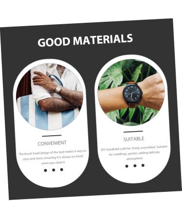 POPETPOP Glass brush head electronic Work tool fiber pen refills coin circuit board the brush watch accessory Accessories body written sanding brush Sanding Tool jewelry cleaning brush - Buy Online on SooperMarket.com