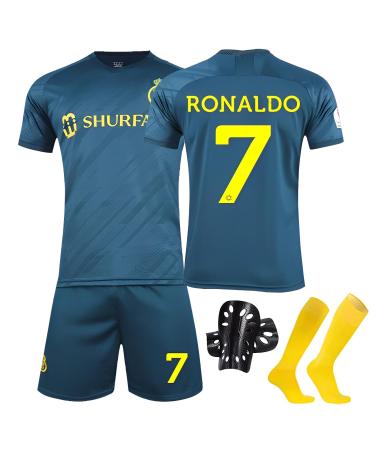 Sternstund jersey sets children home/away football jersey for children men's young football jersey Football jerseys sports shirt young football training tshirts shorts and socks suit 6-7 years A01