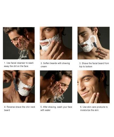 Vintage Straight Edge Razor - Premium Barber Quality Manual Razor for Mustache & Beard Grooming - Buy Online on SooperMarket.com