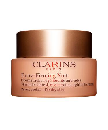 Clarins Extra-Firming Night Cream | Anti-Aging Moisturizer | In Just 2 Weeks  Skin Appears Visibly Regenerated  Firmer and Tighter* | Evens Skin Tone | Nourishes and Soothes | Dry Skin Type | 1.6 Oz