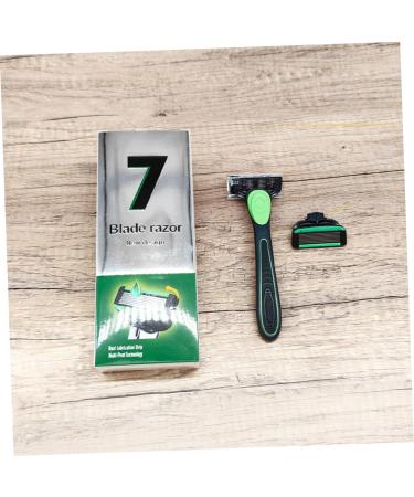 1 Set Razor Shavers for Men - Stainless Steel Manual Hair Clippers with Rubber Handle - Perfect for Smooth Shaving - Buy Online on SooperMarket.com