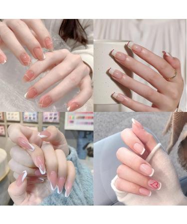 3-Piece Nail Art Stamper Kit - Clear Silicone Nail Stamp Set for French Manicure & Designs - Buy Online on SooperMarket.com