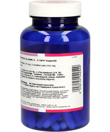 Gall Pharma Ornithine/Phenylalanine 3:2 GPH Capsules - 180 Count | Premium eCommerce Supplements for Optimal Health - Buy Online on SooperMarket.com