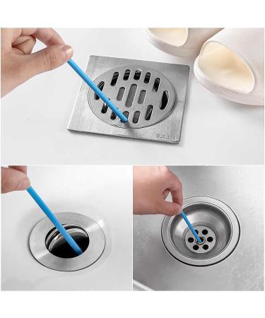12 Pack Drain Sticks Sink Unblock Bath Shower Kitchen Cleaner Odour Neutralizer Prevent Blockages - Buy Online on SooperMarket.com
