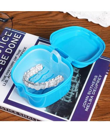 EXCEART Denture Box - Orthodontic Retainer & False Teeth Storage Case with Sieve | Durable & Convenient Fake Tooth Holder for International Shipping - Buy Online on SooperMarket.com
