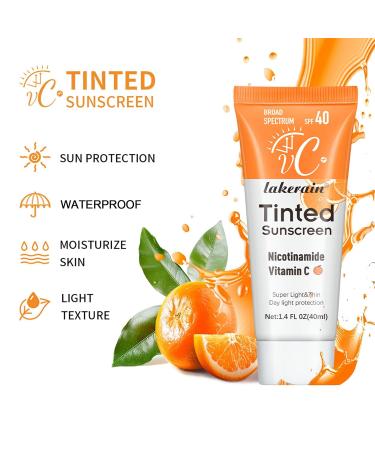 Restore Tint-ed-Face Sunscreen SPF 40 | Hydrating Vitamin C Facial Sunscreen | Lightweight Moisturizing & Travel Size | Long Lasting Protection for Face & Body - 1.4 Fl Oz - Buy Online on SooperMarket.com
