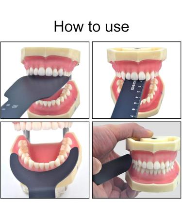 Dental Photo Contrast Board for Intraoral Photography | Black Background Palatal Retractor (C-2B) - Optimize Your Shots! - Buy Online on SooperMarket.com