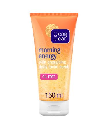 Clean & Clear Morning Energy Skin Energising Daily Facial Scrub 150 Ml 150 ml (Pack of 1) Energising
