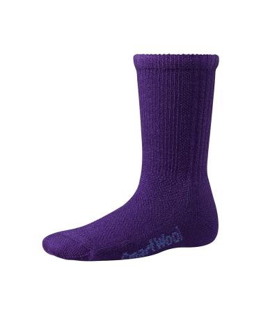 Smartwool Kids' Hike Ultra Light Crew Socks - Past Season Large Grape