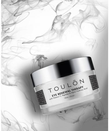 TOULON Eye Cream for Dark Circles, Puffiness & Wrinkles - Vitamin C, Peptides & AHA for Fine Lines. Minimize Crows Feet, Puffy Eyes & Bags - Buy Online on SooperMarket.com