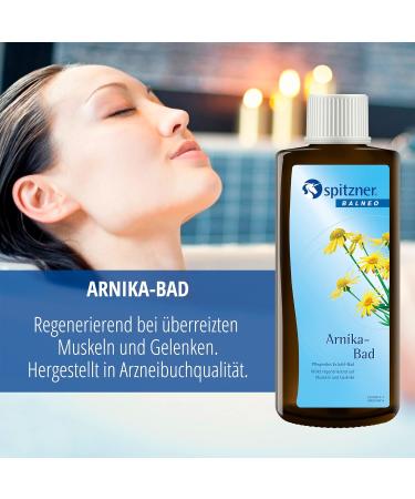 Spitzner Health Bath Arnica 190 ml - Soothing & Regenerating Bath Additive with Arnica Extract for Wellness - Buy Online on SooperMarket.com