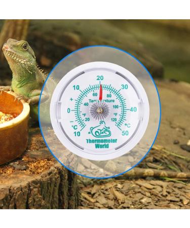 Vivarium Thermometer to Monitor Temperature In Reptile Tanks and Vivariums - 65MM Reptile Thermometer Temperature Gauge - Buy Online on SooperMarket.com