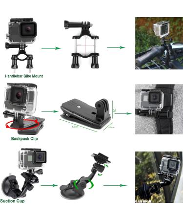 Gurmoir Large Carrying Case Kit for GoPro Hero 11-5, Insta360, AKASO, DJI Osmo - Action Camera Accessories Bundle for Ultimate Protection and Portability - Buy Online on SooperMarket.com