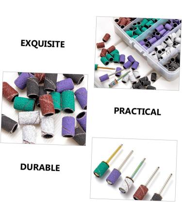 1 Set Nail Polish Set Nail Art Tools Sanding Bits for Nail Drill White Sanding Bands for Nail Drill Manicure Buffing Fine Grit Sanding Bands for Nail Drill Nail Sanding Bands Alloy Gogogmee - Buy Online on SooperMarket.com
