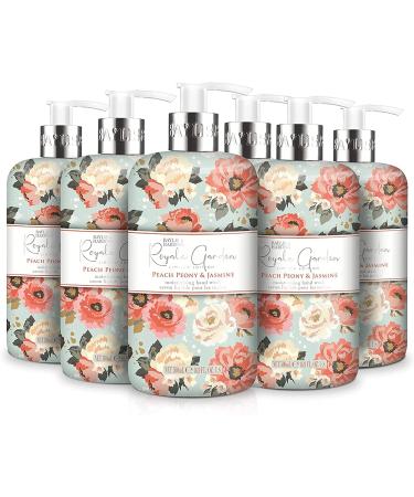 Baylis & Harding Royale Garden Hand Wash Bundle - 6 Peach Peony & Jasmine + 6 Verbena & Chamomile (12 x 500ml) - Vegan Friendly - Buy Online on SooperMarket.com