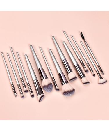 18 Pieces Makeup Brush Set - Essential Beginner Cosmetic Tools for Eyeshadow Blush & Eyelashes | International Shipping - Buy Online on SooperMarket.com