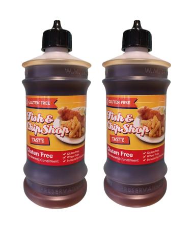 Traditional Chip Shop Taste Gluten Free Chippy Non-Brewed Condiment (Malt Vinegar Flavour) 315ml (2 Pack Bundle)