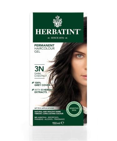 Herbatint Natural Hair Colour Dark Chestnut 3N - 5.27 fl oz | Safe & Vegan Hair Dye for International Shipping - Buy Online on SooperMarket.com
