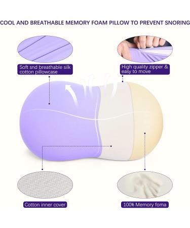 KEEPMOV Cervical Memory Foam Pillow - Pain Relief Neck Pillows - Ergonomic Support for Neck and Shoulder - Contour Bed Pillow for Side, Back, Stomach Sleepers - Buy Online on SooperMarket.com
