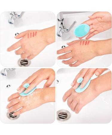 6 Pack Silicone Face Scrubber Exfoliator Pads - Precision Pore Cleansing & Acne Blackheads Removal | Facial Cleansing Brush Set for Deep Skin Care - Buy Online on SooperMarket.com