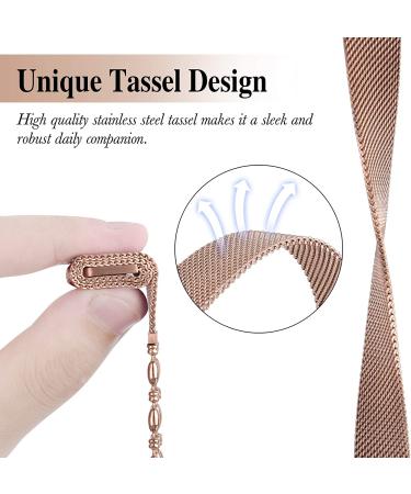 KOREDA Stainless Steel Metal Chain Bangle for Fitbit Inspire HR - Rose Gold - Buy Online on SooperMarket.com