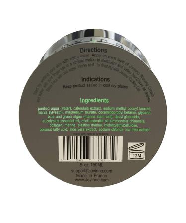 Premium Natural Shaving Cream 5oz | Made in France | International Shipping Available - Buy Online on SooperMarket.com