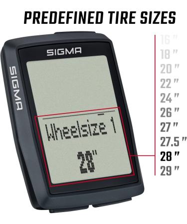 Sigma Bike Computer BC 14.0 Wireless STS - 14 Functions Altitude Tracking Weatherproof Long Battery Life & Flexible Mounting - Ideal for International Shipping - Buy Online on SooperMarket.com